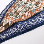 Hermès Carré 90 "EARLY AMERICA" 100% Silk Scarf in Navy