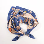 Hermès Carré 90 "ECOLE PORTUGAISE D'ART EQUESTRE" Silk handkerchief in Navy Blue