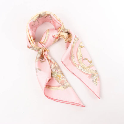 Hermès Carré 90 "ECOLE PORTUGAISE D'ART EQUESTRE" Silk handkerchief in Pink