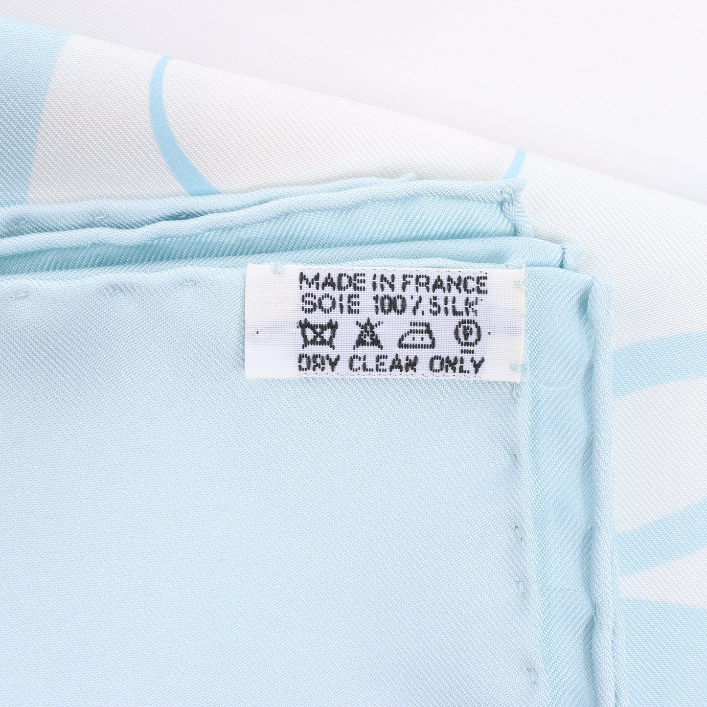 Hermès Carré 90 "EN DESORDRE" Foulard 100% Soie en Bleu