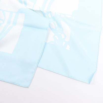 Hermès Carré 90 "EN DESORDRE" Foulard 100% Soie en Bleu