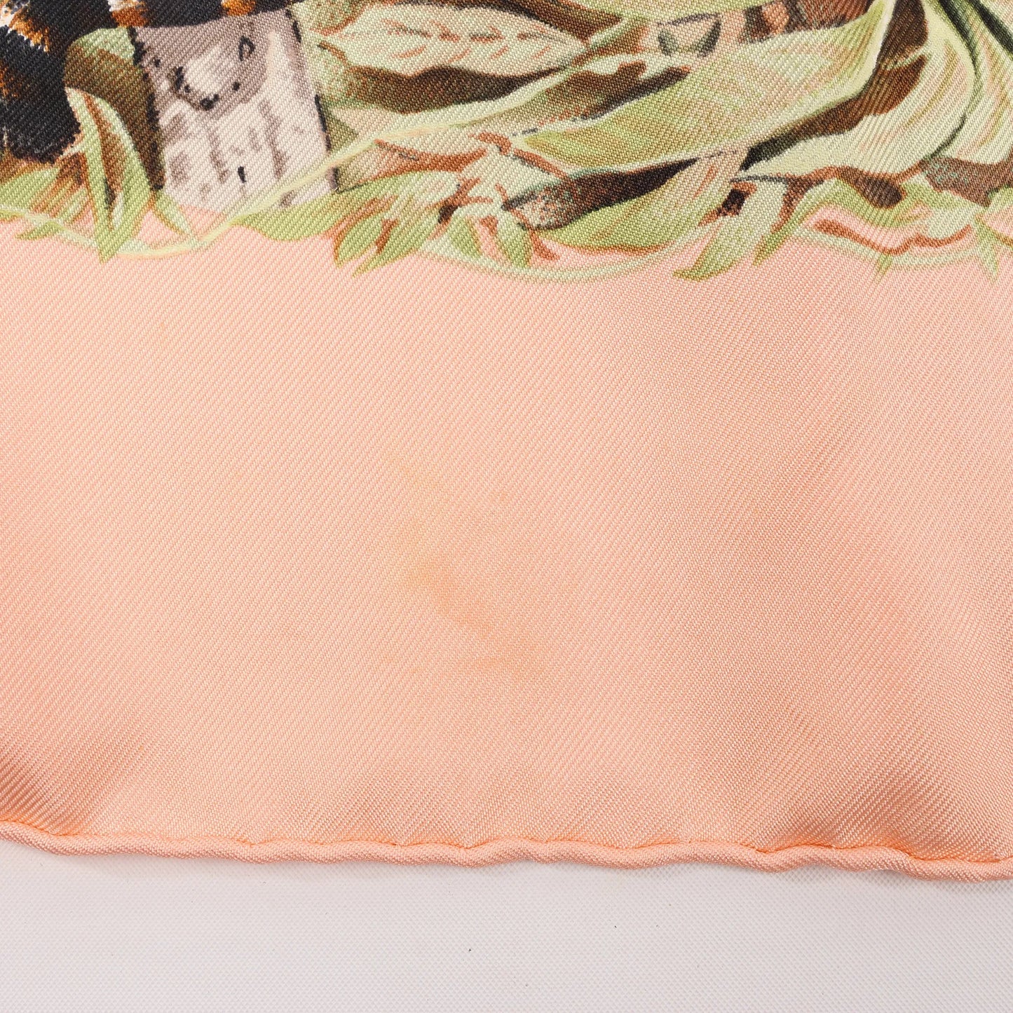 Hermès Carré 90 "EQUATEUR" Silk handkerchief in Pink