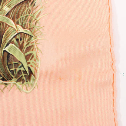 Hermès Carré 90 "EQUATEUR" Silk handkerchief in Pink