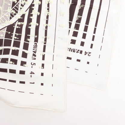 Hermès Carré 90 "FAUBOURG SECONDE" Silk handkerchief in Yellow x Black x White