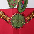 Hermès Carré 90 "Festival des Amazones" Silk handkerchief in Red