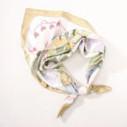 Hermès Carré 90 "Flora Graeca" Silk handkerchief in Beige