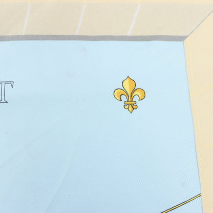 Hermès Carré 90 "GRAND APPARAT" 100% Silk Scarf in Navy x Red