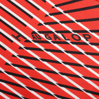 Hermès Carré 90 "H AU GALOP" Silk handkerchief in Red x Black