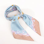 Hermès Carré 90 "H.d'Origny" Silk handkerchief in Blue