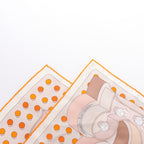 Hermès Carré 90 "HERMES ELECTRIQUE" Silk handkerchief in Beige