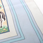 Hermès Carré 90 "IMAGERIE" Silk handkerchief in Blue