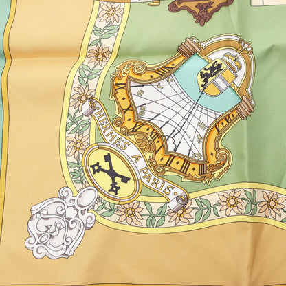 Hermès Carré 90 "IN SALZBURG" Silk handkerchief in Green