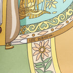 Hermès Carré 90 "IN SALZBURG" Silk handkerchief in Green