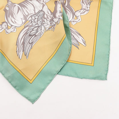Hermès Carré 90 "IN SALZBURG" Silk handkerchief in Green