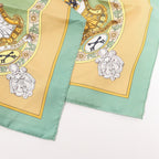 Hermès Carré 90 "IN SALZBURG" Silk handkerchief in Green