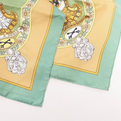 Hermès Carré 90 "IN SALZBURG" Silk handkerchief in Green