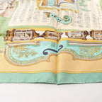 Hermès Carré 90 "IN SALZBURG" Silk handkerchief in Green