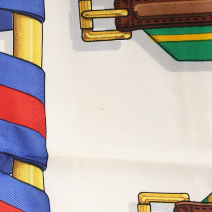 Hermès Carré 90 "Les Sangles" Silk handkerchief in Multicolor