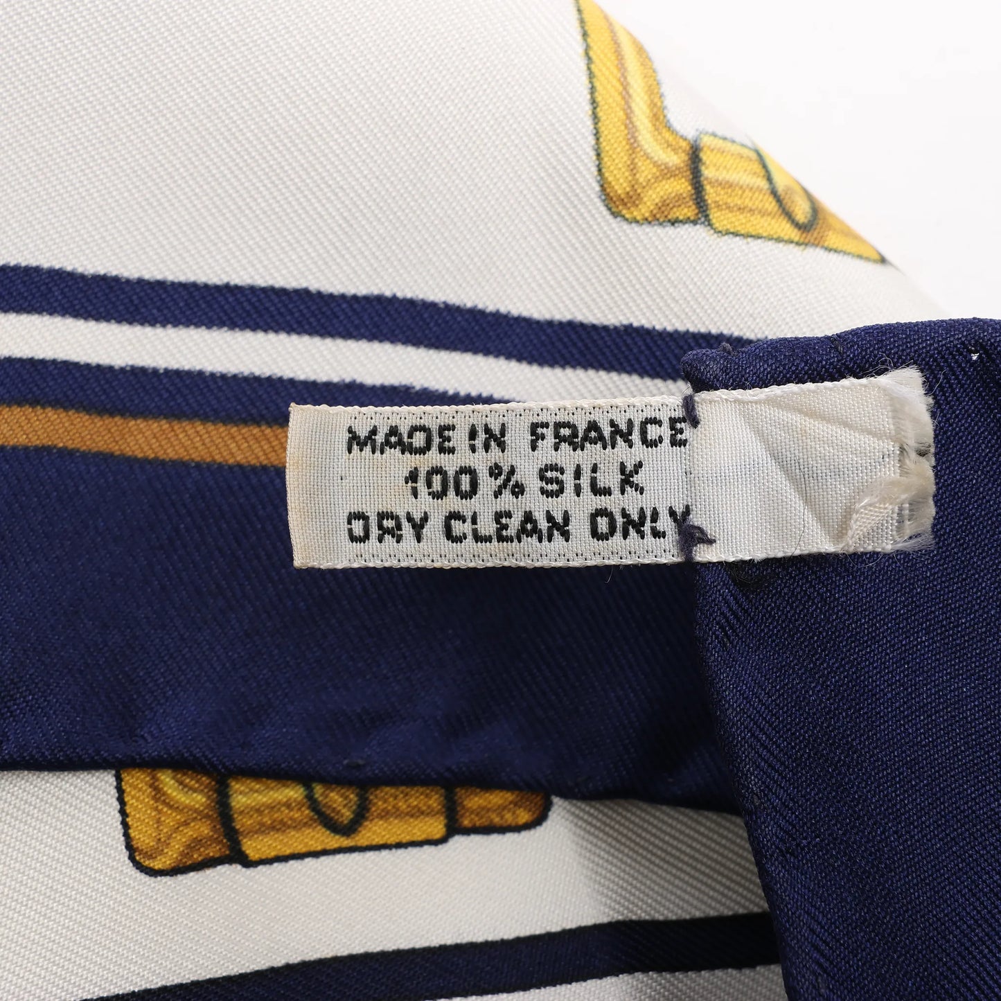 Hermès Carré 90 "Les Sangles" Silk handkerchief in Multicolor