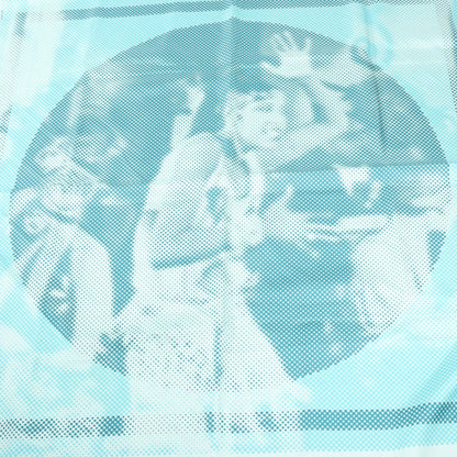 Hermès Carré 90 "JOSEPHINE DANSE" Silk handkerchief in Blue