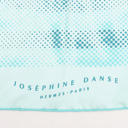 Hermès Carré 90 "JOSEPHINE DANSE" Silk handkerchief in Blue