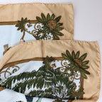 Hermès Carré 90 "Joies d’Hiver" Silk handkerchief in Beige