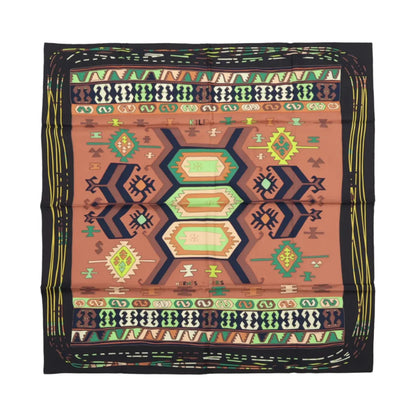 Hermès Carré 90 "KILIM" Silk handkerchief in Brown