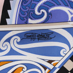 Hermès Carré 90 "Kawaora" Silk handkerchief in Blue
