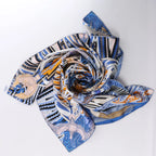 Hermès Carré 90 "Kawaora" Silk handkerchief in Blue