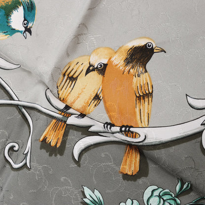 Hermès Carré 90 "LA CLE des CHAMPS" Silk handkerchief in Beige