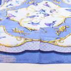Hermès Carré 90 "LA CLE des CHAMPS" Silk handkerchief in Blue