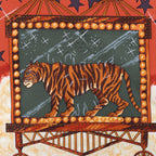 Hermès Carré 90 "LA MAGIE" Silk handkerchief in Brown