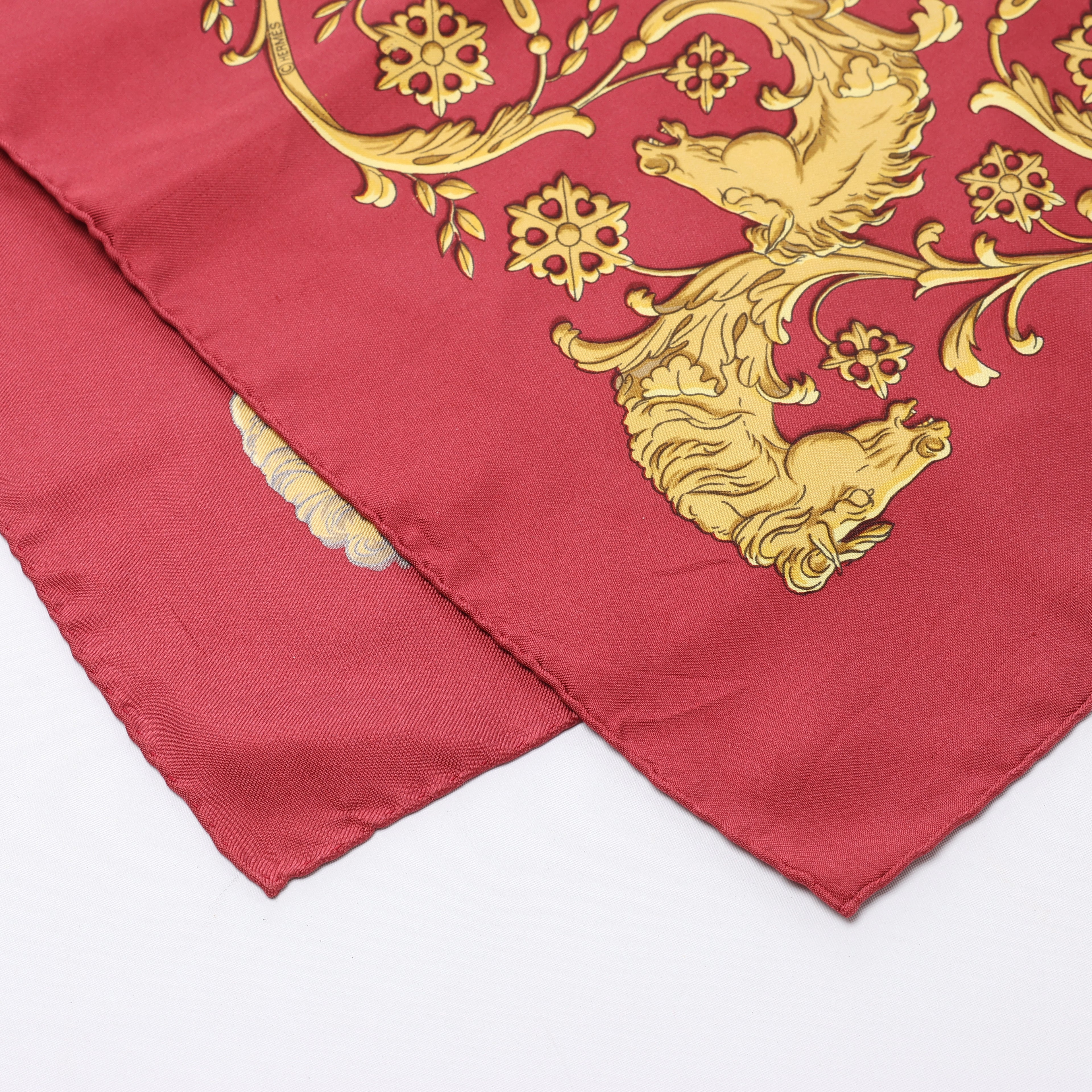 Hermès Carré 90 "LA PROMENADE DE LONGCHAMPS" Pañuelo 100% Seda Crudo