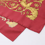 Hermès Carré 90 "LA PROMENADE DE LONGCHAMPS" Pañuelo 100% Seda Crudo