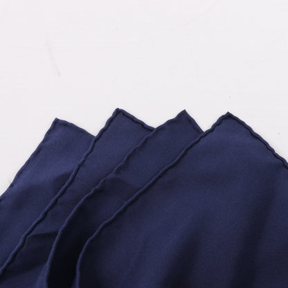 Hermès Carré 90 "LES CAVALIERS D'OR" 100% Silk Scarf in Navy Blue x Gold