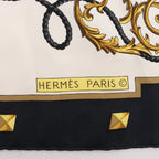 Pañuelo Hermès Carré 90 "LES CLES" 100% seda rosa