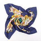 Hermès Carré 90 "LUNAPARK" Silk handkerchief in Navy Blue