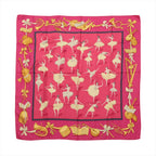 Hermès Carré 90 "La Dance ballet" Silk handkerchief in Pink