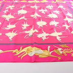 Hermès Carré 90 "La Dance ballet" Silk handkerchief in Pink