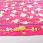 Hermès Carré 90 "La Dance ballet" Silk handkerchief in Pink