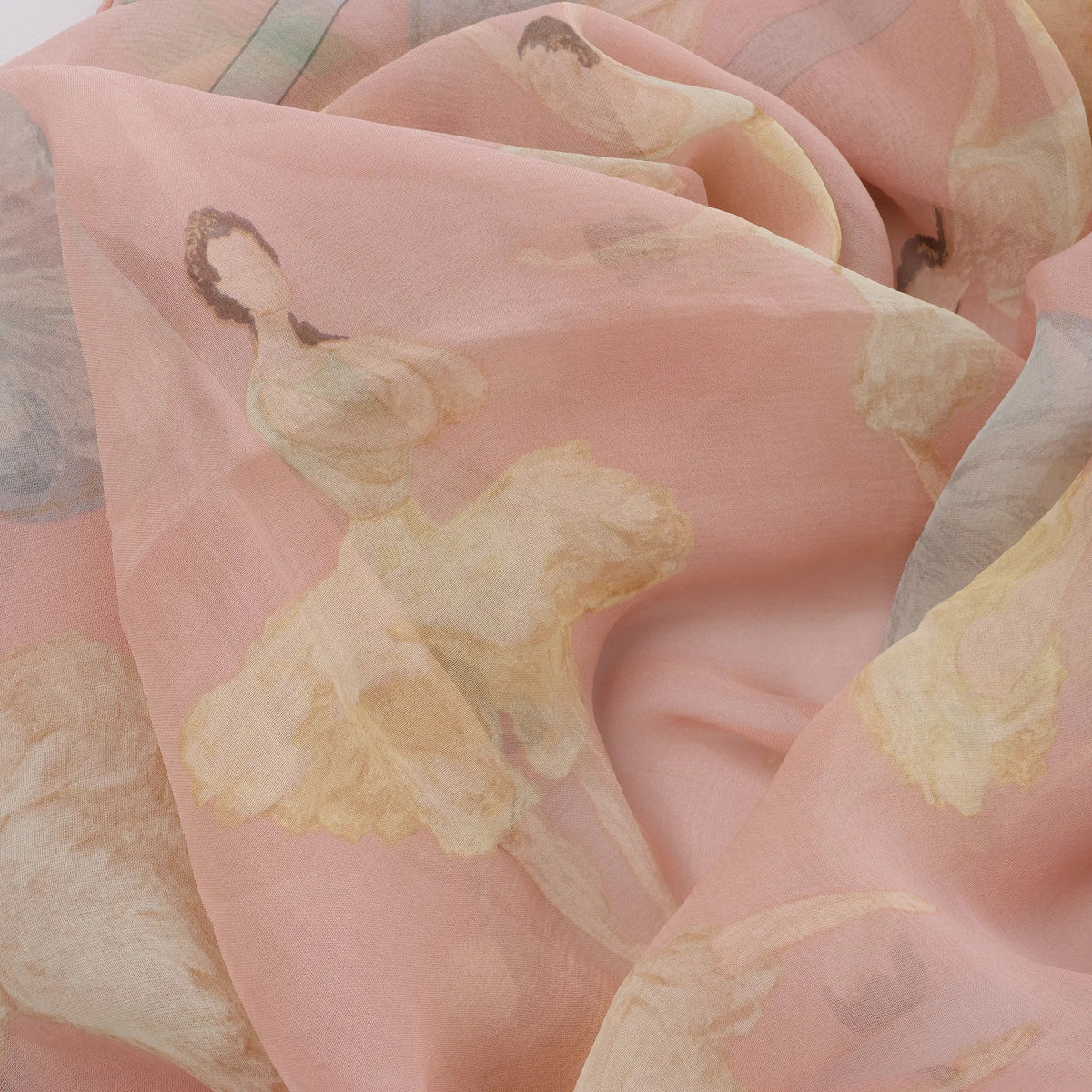 Hermès Carré 90 "La Dance ballet" Silk handkerchief in Pink