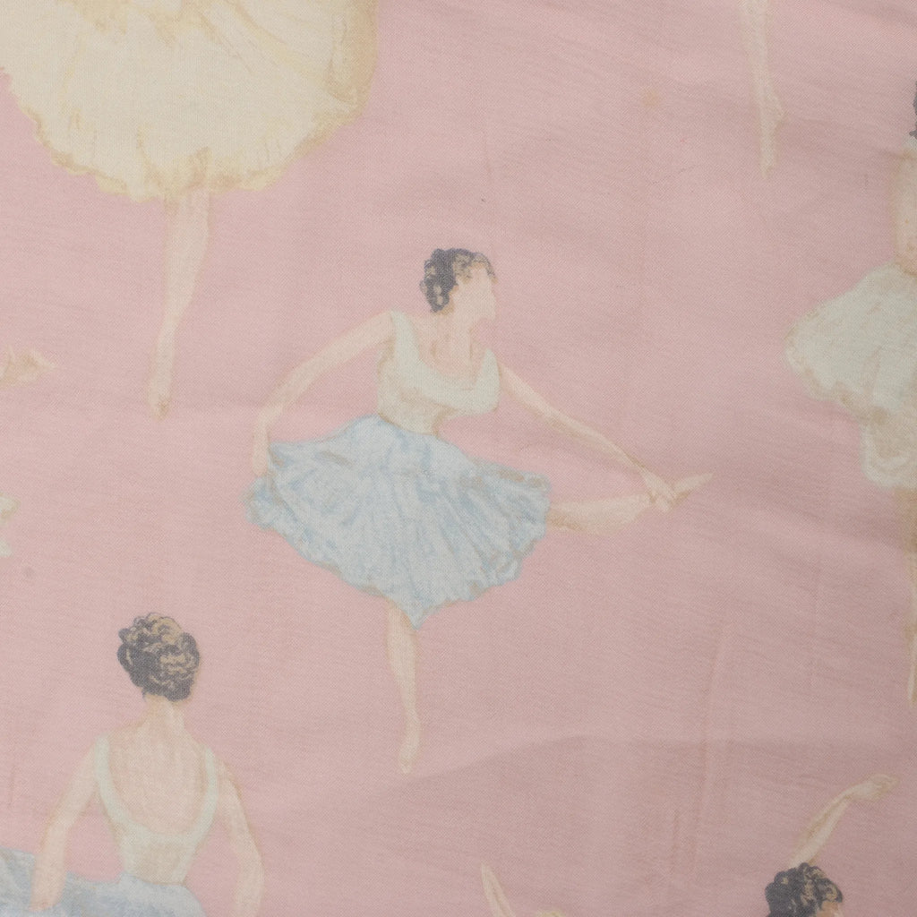 Hermès Carré 90 "La Dance ballet" Silk handkerchief in Pink