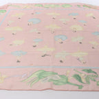 Hermès Carré 90 "La Dance ballet" Silk handkerchief in Pink