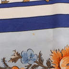 Hermès Carré 90 "Les Jardiniers du Roy" Silk handkerchief in Blue