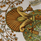 Hermès Carré 90 "Les Legendes de L'Arbre" Silk handkerchief in Blue