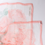 Hermès Carré 90 "Les Pivoines Koyaku" Silk handkerchief in Pink
