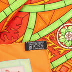 Hermès Carré 90 "Lumieres De Paris" Silk handkerchief in Orange