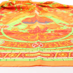 Hermès Carré 90 "Lumieres De Paris" Silk handkerchief in Orange