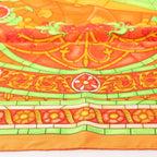 Hermès Carré 90 "Lumieres De Paris" Silk handkerchief in Orange