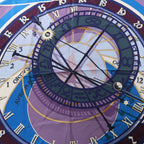 Pañuelo Hermès Carré 90 "Puzzle" 100 % seda en azul